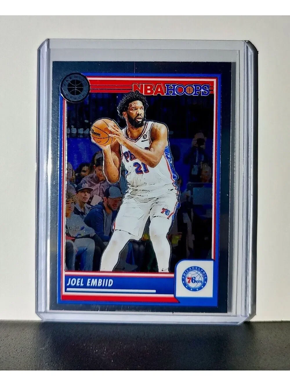 Joel Embiid 2023-24 Panini Premium Stock NBA Hoops #271 Card Philadelphia 76ers